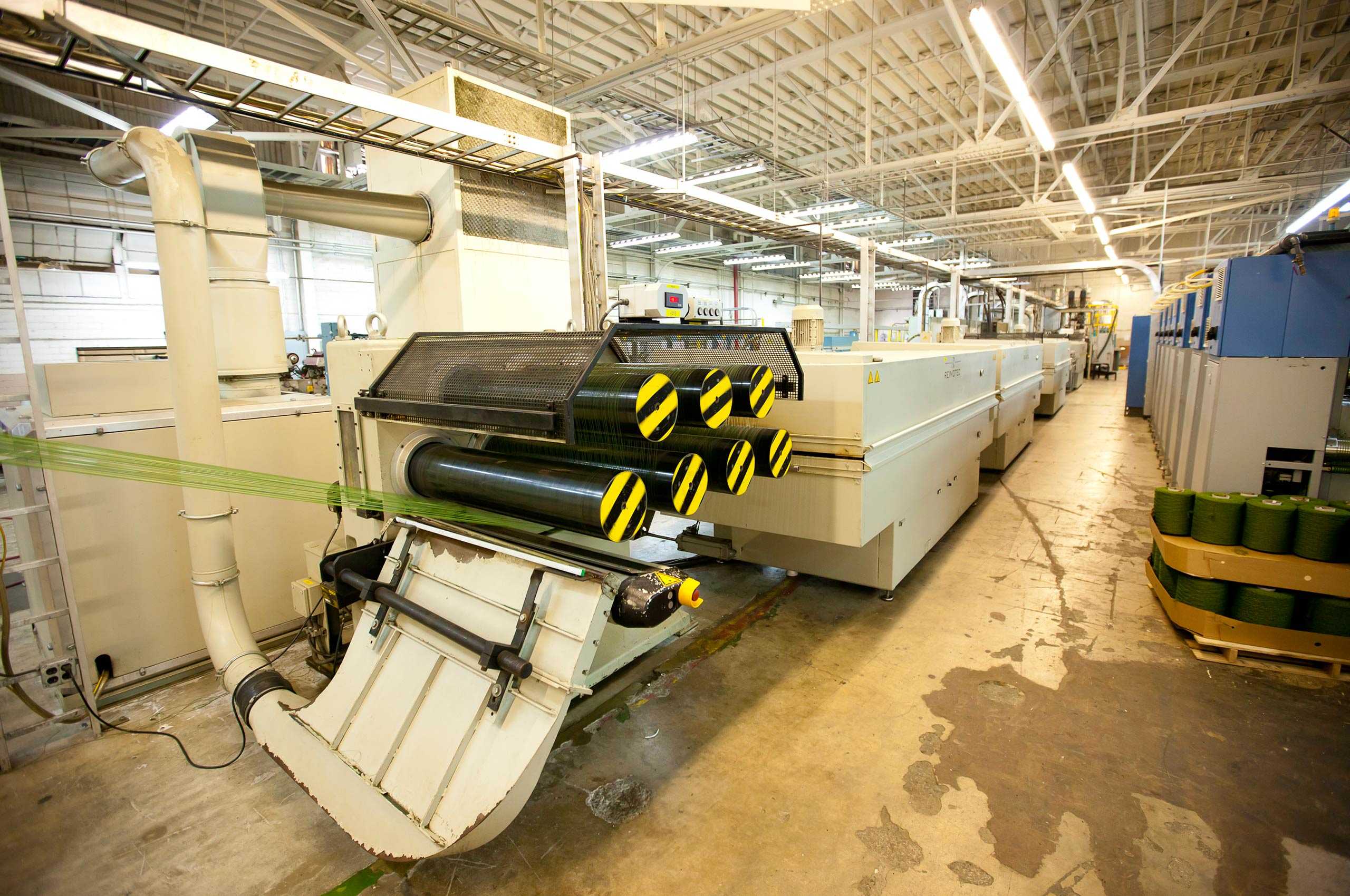 AstroTurf fiber production